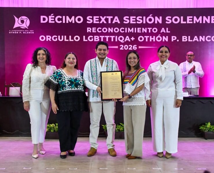 Othón P. Blanco celebra el Orgullo LGBTTTIQA+ con emotivo reconocimiento
