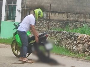 El can fue localizado sobre la calle 46 con 73-A y 73-B con heridas visibles