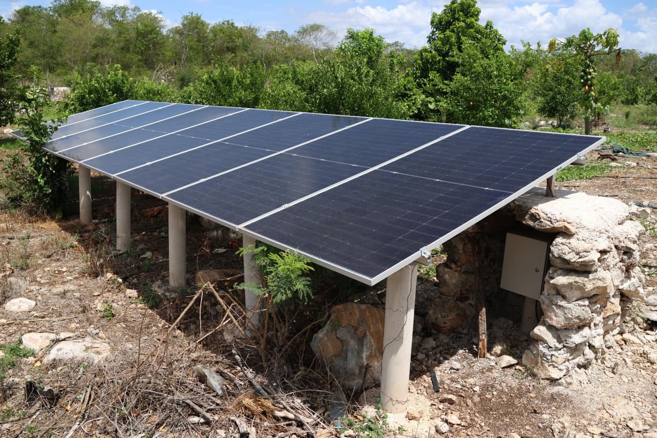 Sistema solar impulsa producción agrícola eficiente en Motul Yucatán