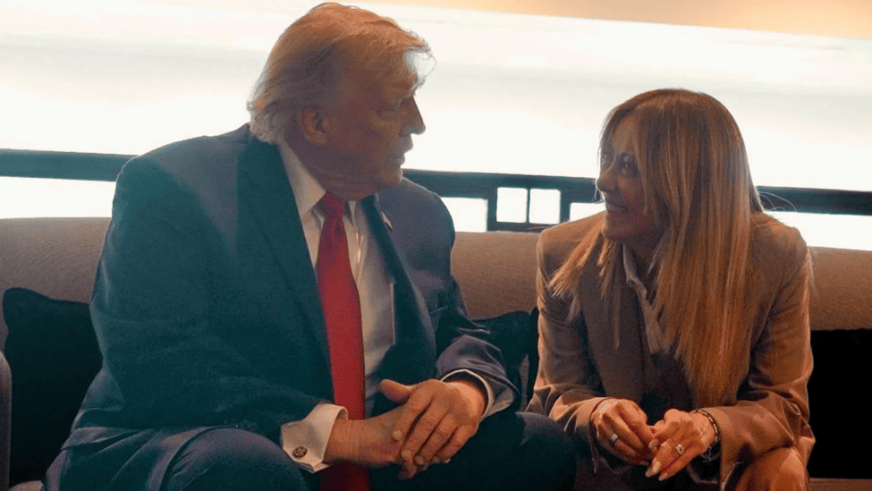 Trump también sugirió que la popularidad de Meloni