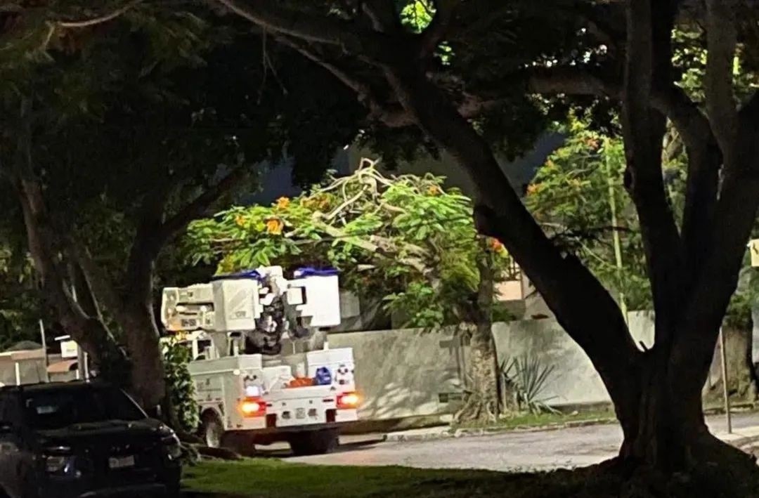 Denuncia ciudadana: Camión CFE provoca cables caídos en Col. Nueva Alemán