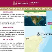 Sismo fuerte en aguas del Mar Caribe frente a Cuba y se siente en Yucatán