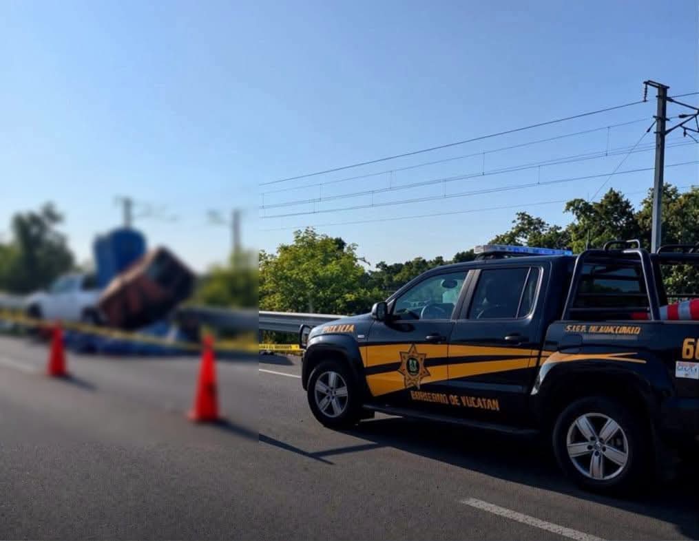 Accidente carretera Mérida-Cancún: tragedia deja un muerto y tres heridos