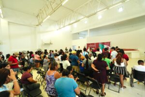 Militantes y simpatizantes de Morena y el PT refrendaron la Unidad en Alfredo V. Bonfil durante la asamblea encabezada por Rafa Marín, en un ambiente de participación y compromiso con la Transformación.