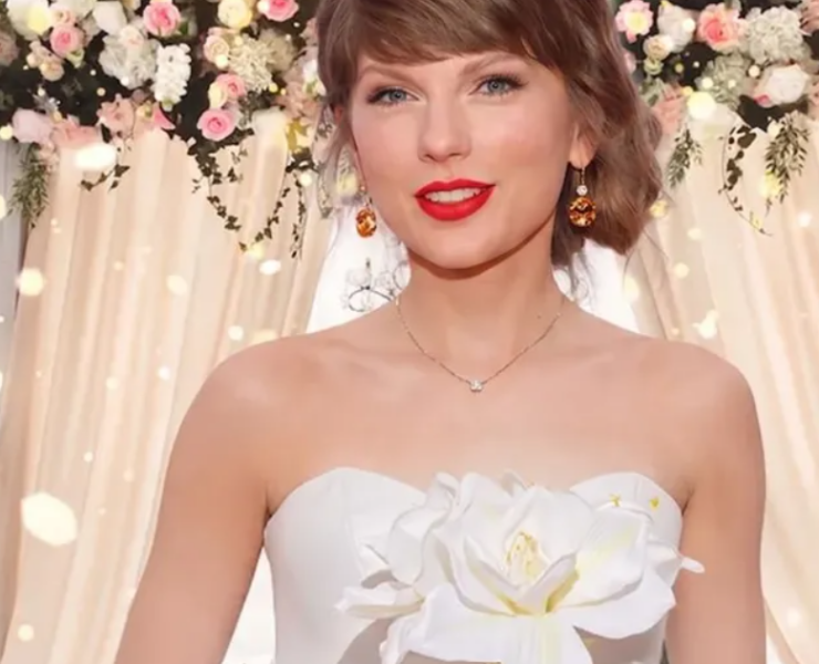 Vestido de novia de Taylor Swift en su boda con Travis Kelce