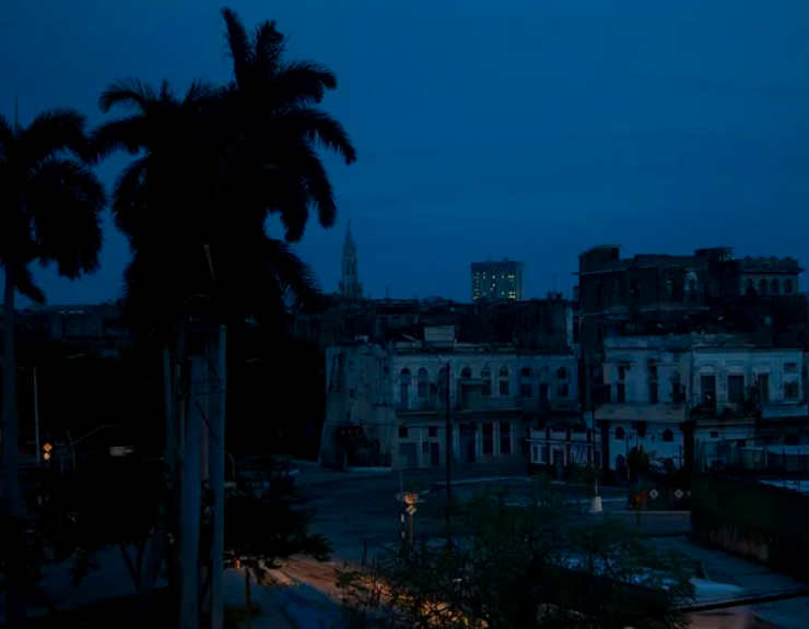 Bloque en la Habana induce a nuevo apagón