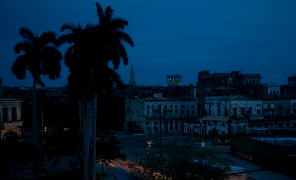 Bloque en la Habana induce a nuevo apagón