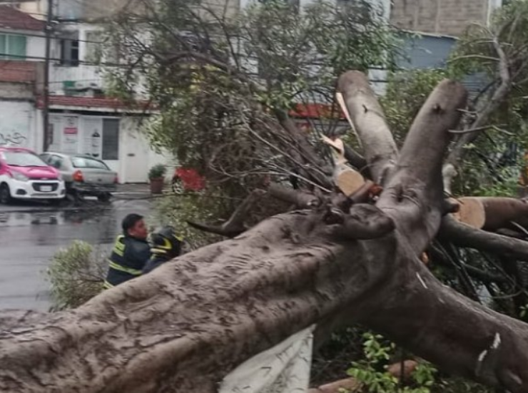 Tormenta azota de nuevo al suroriente de la CDMX