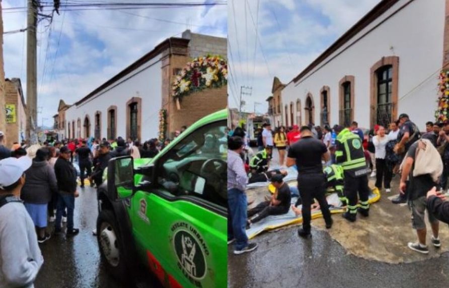 Un rayo deja 10 lesionados en Toluca