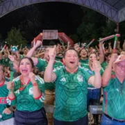Casa llena en las zonas fan miles de familias disfrutaron la fiesta mundialista