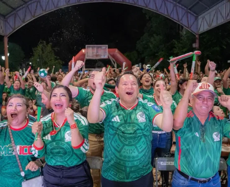 Casa llena en las zonas fan miles de familias disfrutaron la fiesta mundialista