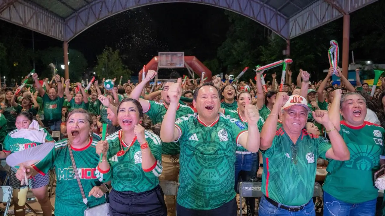 Casa llena en las zonas fan miles de familias disfrutaron la fiesta mundialista