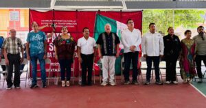 Durante su mensaje, Rafa Marín destacó que Fortalecer la defensa de la soberanía nacional también significa proteger la cultura, las raíces mayas, los recursos naturales y el futuro de las próximas generaciones.