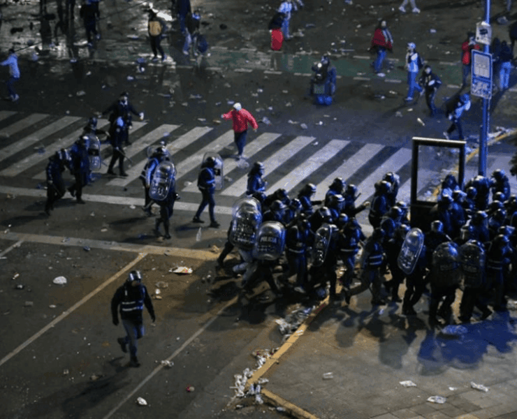 Disturbios en Buenos Aires tras la final del Mundial