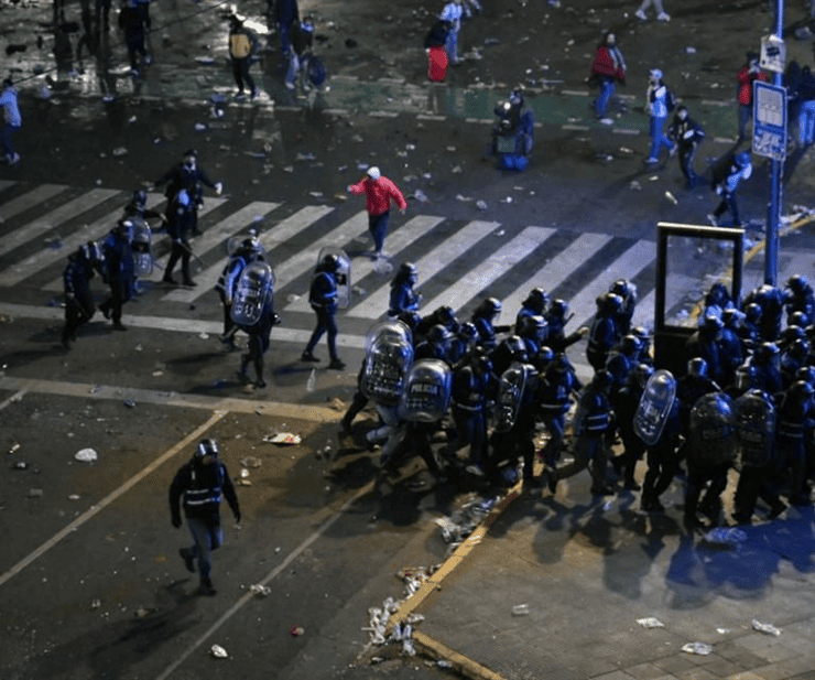 Disturbios en Buenos Aires tras la final del Mundial