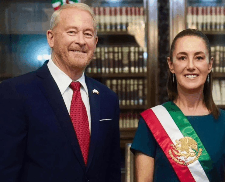 Embajador de EU responde a Sheinbaum sobre tráfico de armas