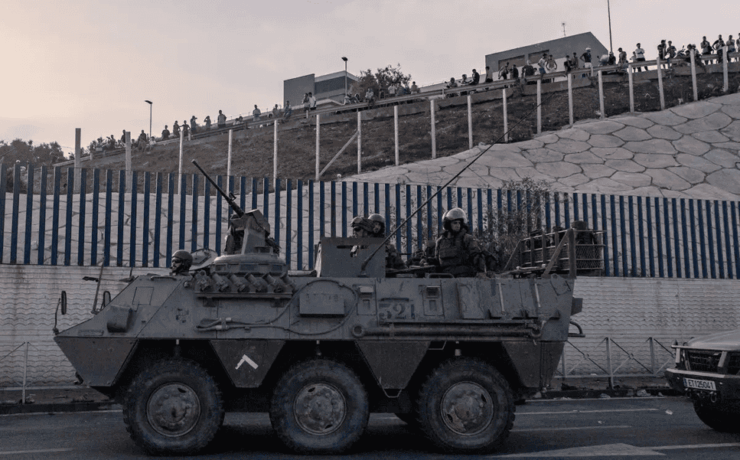 España despliega militares en Ceuta