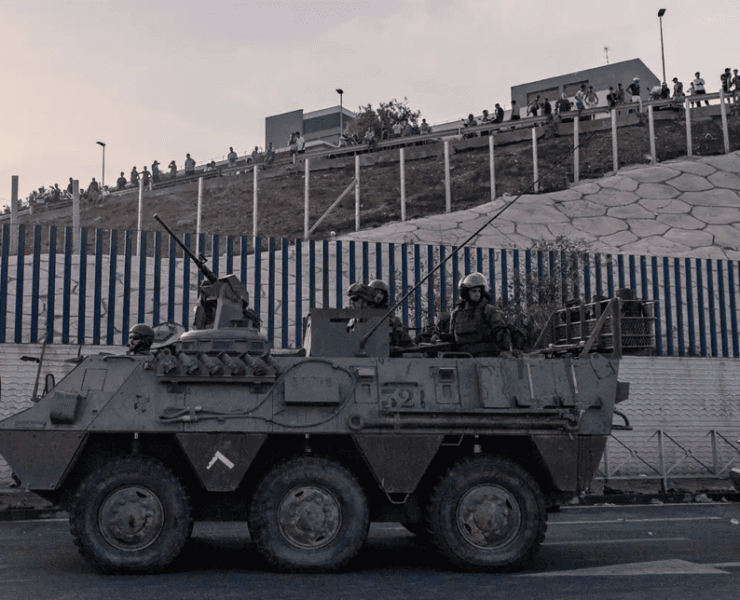 España despliega militares en Ceuta