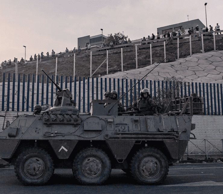 España despliega militares en Ceuta