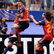 España goleó a Austria y confirmó su candidatura al título