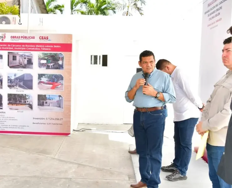 Fin a rezagos hidráulicos Gobierno fortalece servicios básicos en Comalcalco