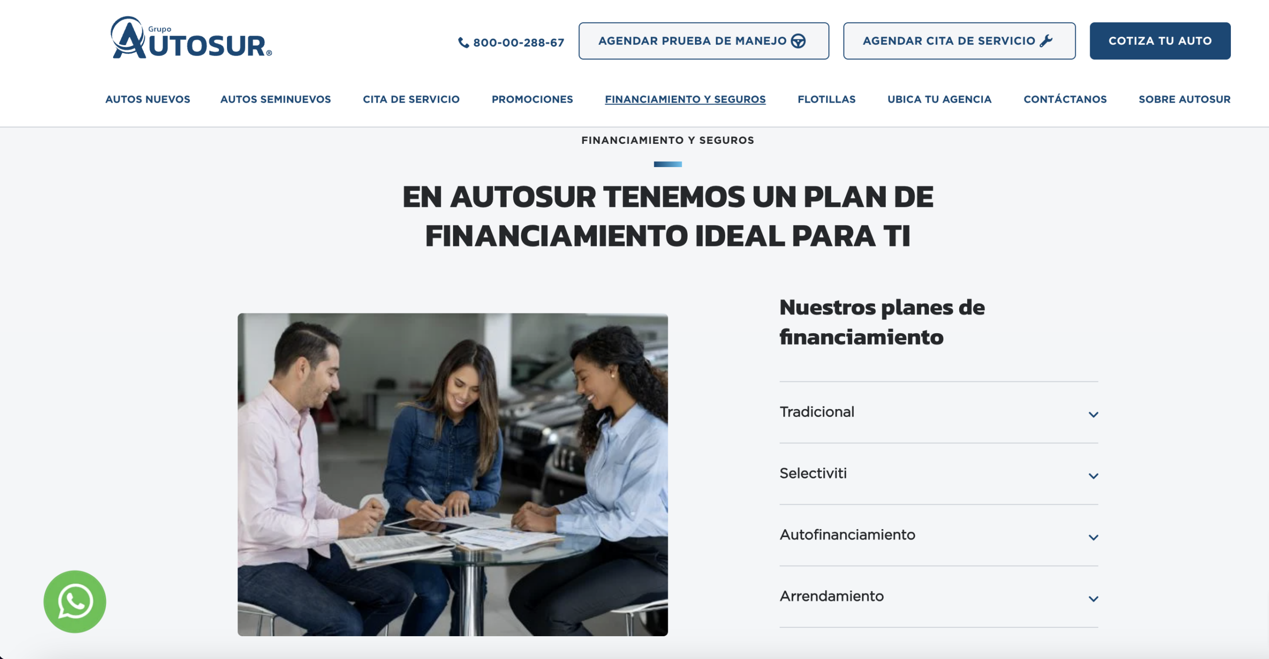 Financiamiento para autos seminuevos