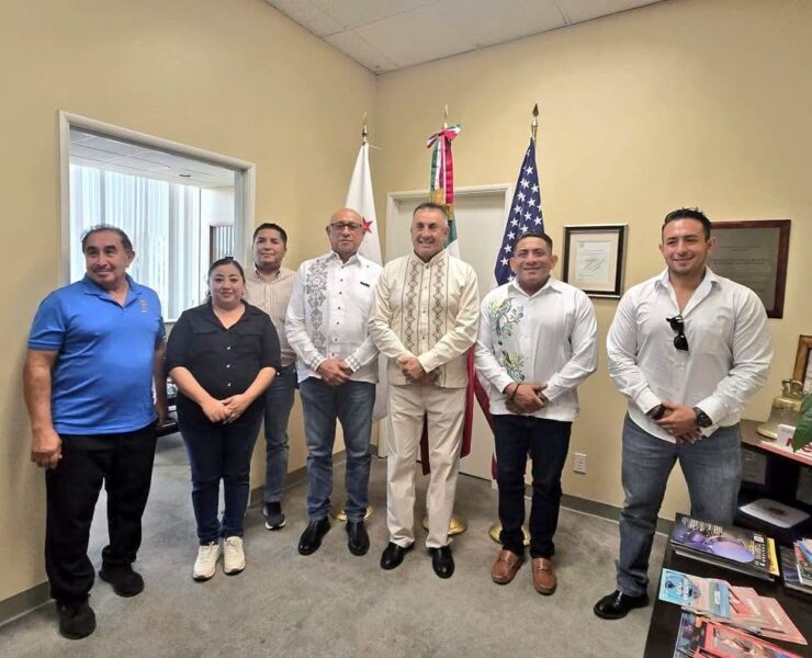 Gobierno fortalece vínculos con yucatecos migrantes en California mediante encuentros oficiales