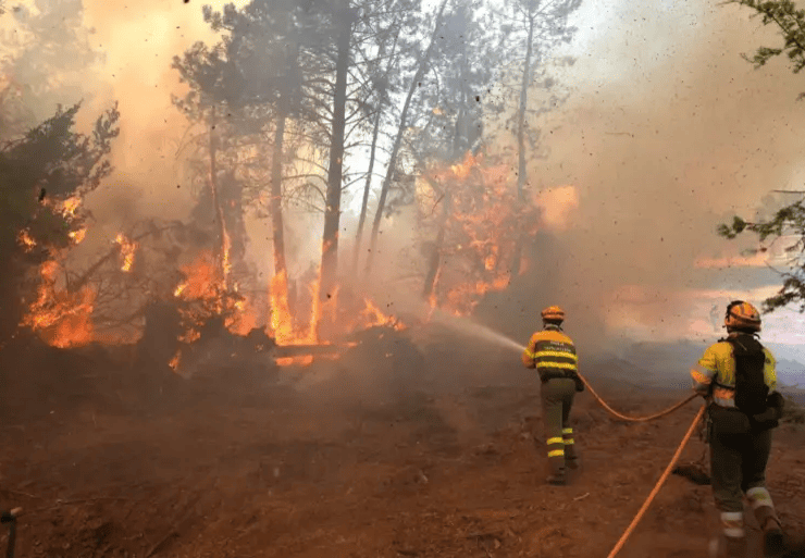 Incendios históricos arrasan España y Francia