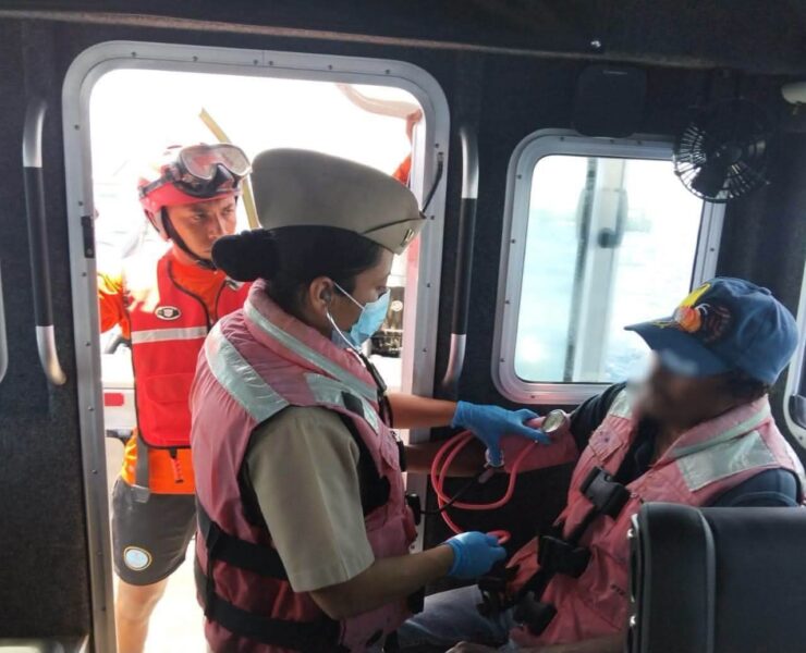 Marina rescata pescador herido en altamar tras emergencia durante labores pesqueras