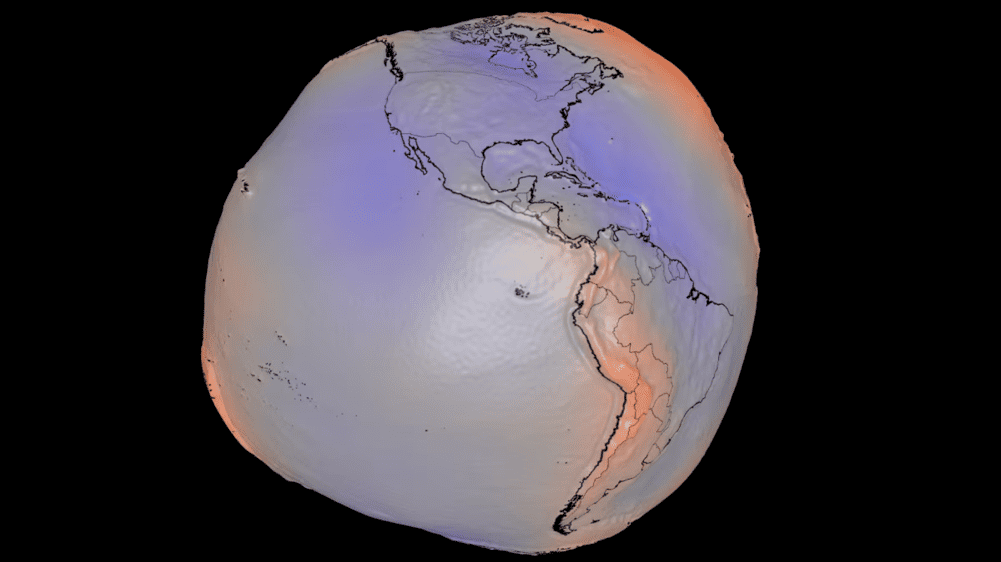 NASA revela que la Tierra tiene una forma irregular