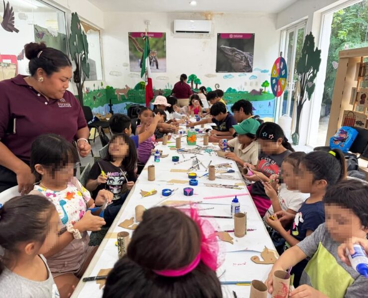 Niñas y niños transforman sus vacaciones con experiencia ambiental en Yu’um Tsil
