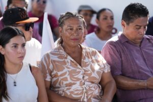 Militantes de Morena en Playa del Carmen acompañaron a Rafa Marín durante el encuentro, en el que destacó la importancia de mantener la unidad y fortalecer la transformación desde las comunidades.