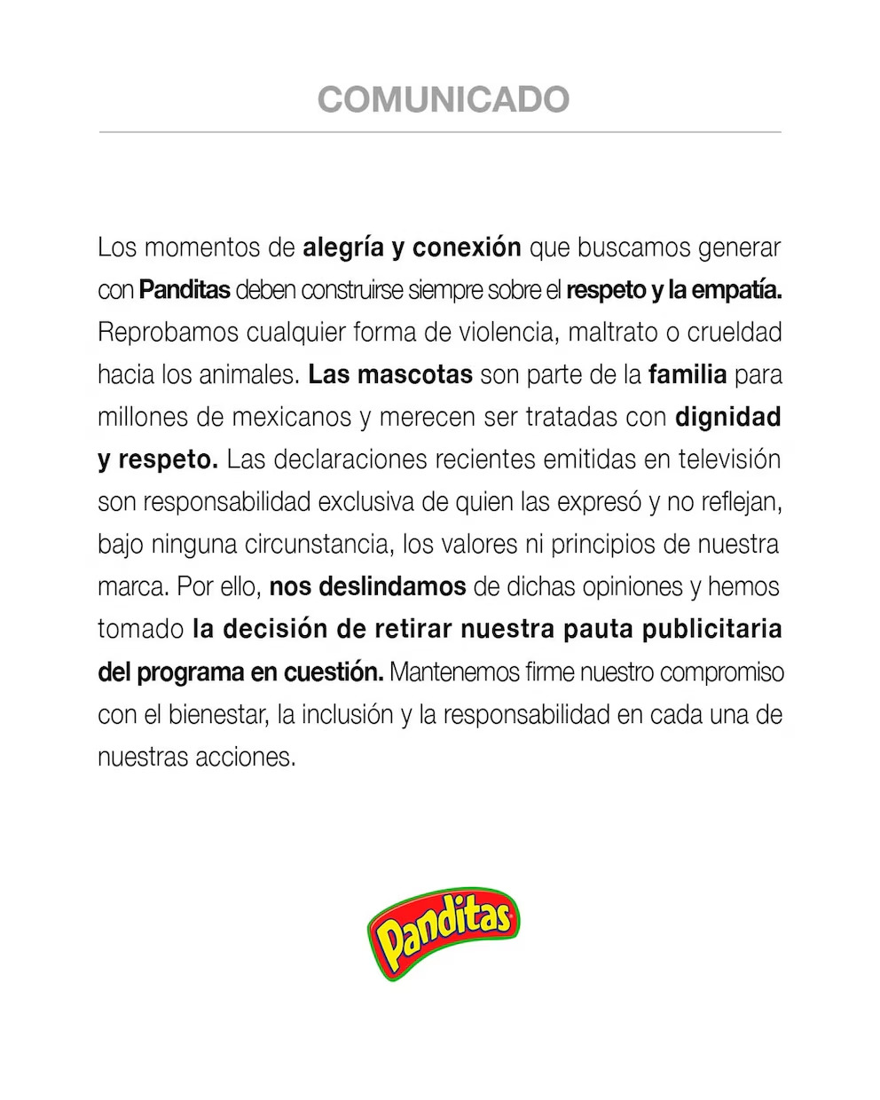 Marcas retiran su publicidad de Ventaneando tras la polémica
