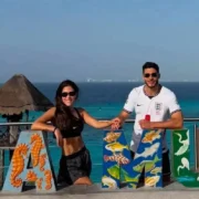 Raúl Jiménez disfruta de Isla Mujeres durante sus vacaciones en el Caribe Mexicano