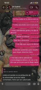 Alejandra Velázquez, estudiante de Medicina, asegura que vivió momentos de angustia durante su pasantía en Santa Elena y pide a las autoridades investigar los hechos.