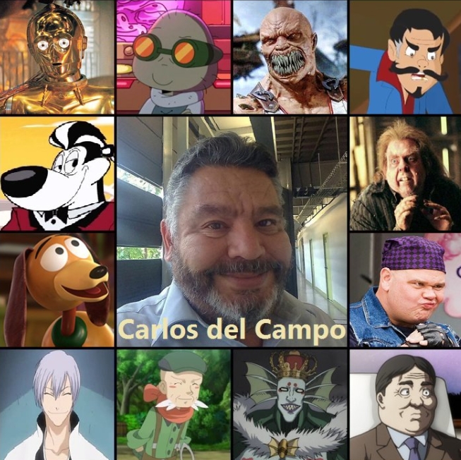 ¿Qué voces hizo Carlos del Campo?