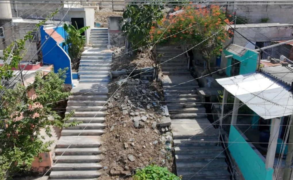 Denuncian abandono de andador de la colonia San Joaquín