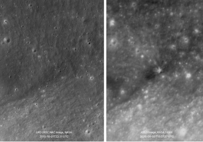 ¿Qué ocurrió tras el impacto en la Luna?