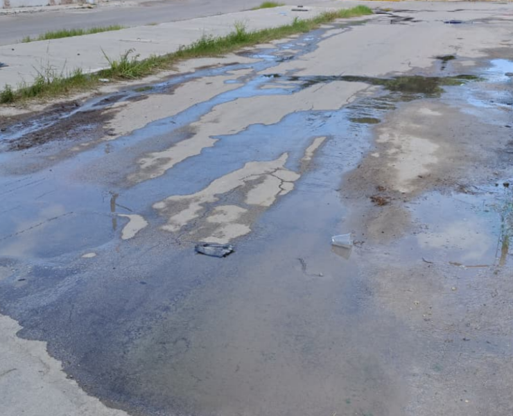 Problemática de las aguas negras continúa en el fraccionamiento Solidaridad Nacional