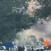 Registran balaceras y quema de autos en Tangancícuaro