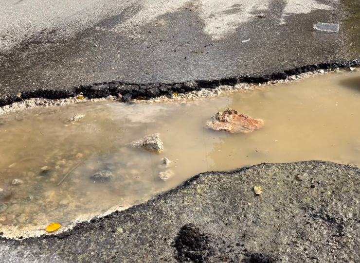 ¡Vecinos exigen reparar baches y urgen solución!