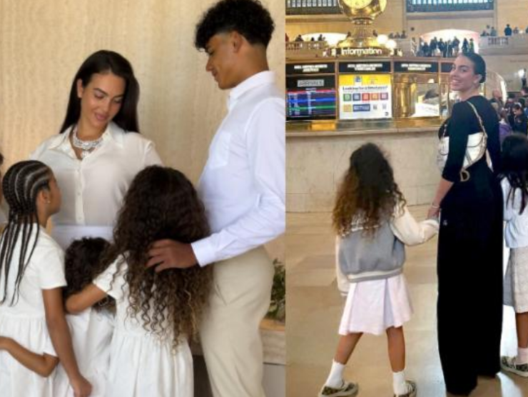 Georgina Rodríguez adoptó a los hijos de Cristiano Ronaldo