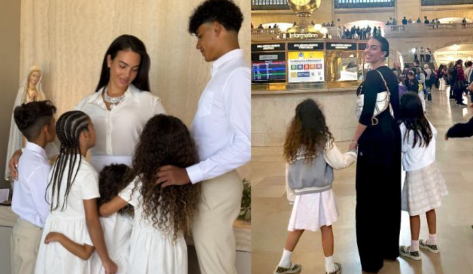 Georgina Rodríguez adoptó a los hijos de Cristiano Ronaldo