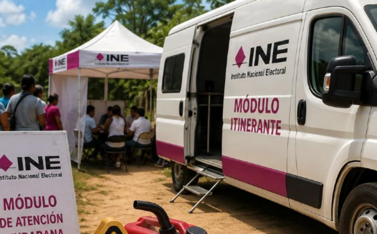 Módulos itinerantes del INE en riesgo por falta de recursos