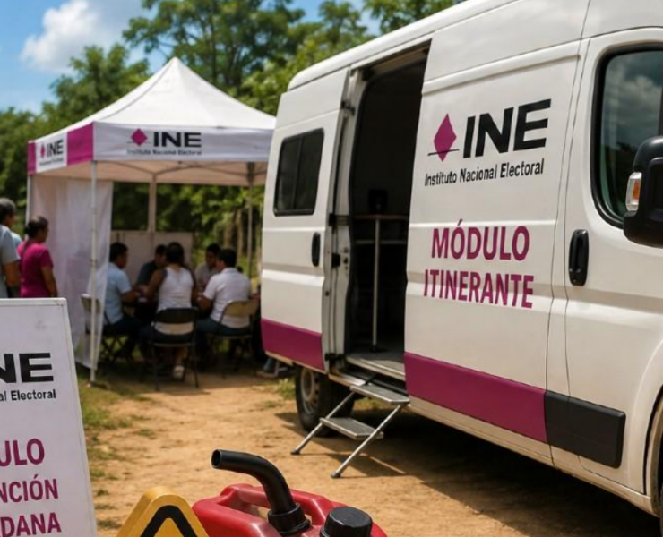 Módulos itinerantes del INE en riesgo por falta de recursos