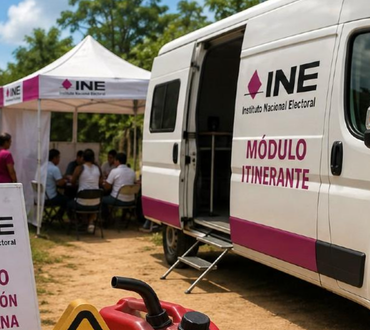 Módulos itinerantes del INE en riesgo por falta de recursos