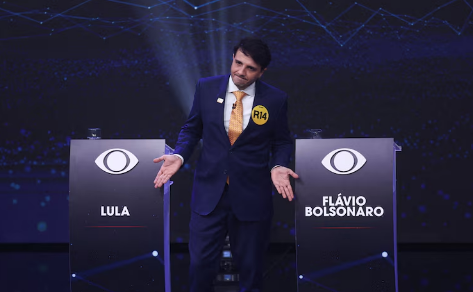 Primer debate presidencial en Brasil; Lula y Flávio Bolsonaro no asistieron