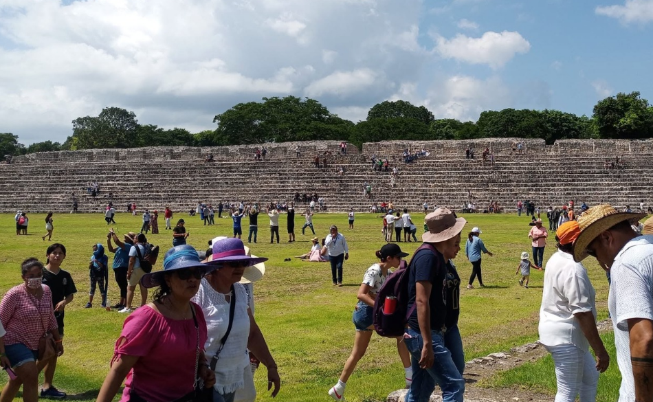 ¡Impacto histórico! El auge turístico desborda ruinas en Campeche