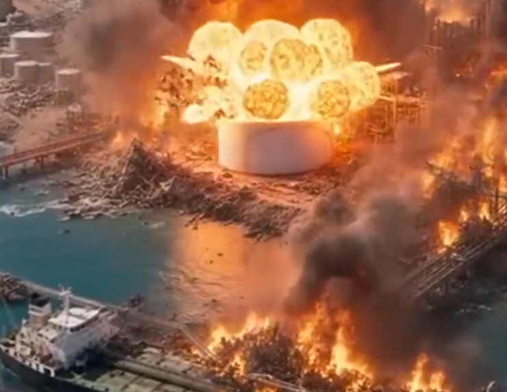Trump publica video IA de la destrucción de isla iraní