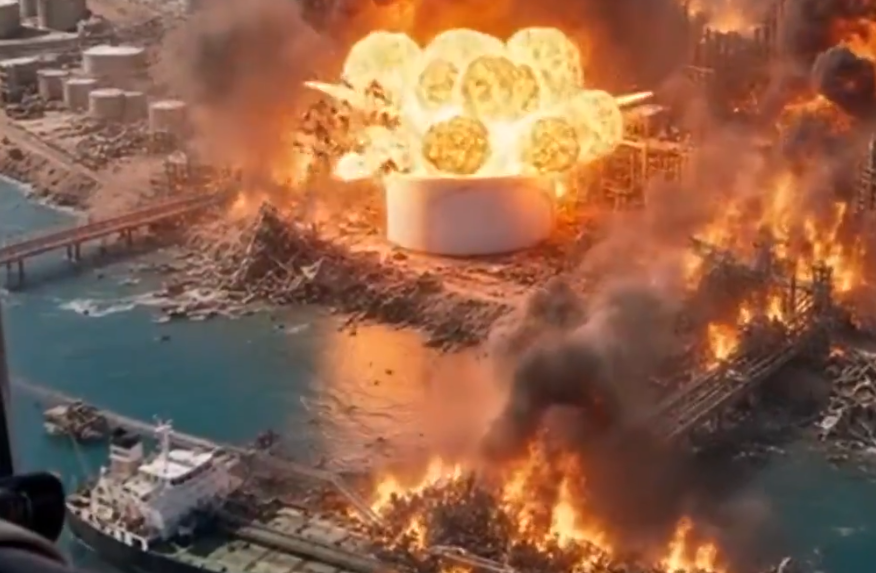 Trump publica video IA de la destrucción de isla iraní